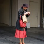 Woman Texting in San Francisco
