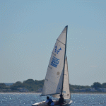 420 Sailboat in Ipswich Bay