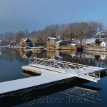 Annisquam Harbor On a Snowy Morning