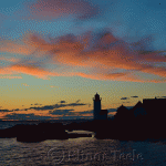 Annisquam Lighthouse Sunset in April 2