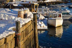 Pier in January Snows