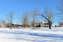 Carriage Barn & Stone Paddock in Winter
