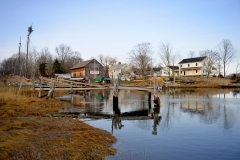 Burnham Boat Building in December