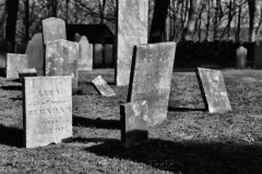 Old Graveyard in Black & White