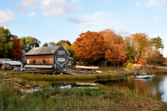 Burnham Boat Building in October