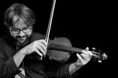 Violinist Black & White 1