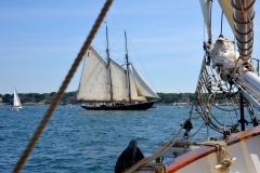 Bluenose Off the Bow