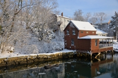Brown House in February