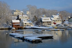 Dock & Brown House in February