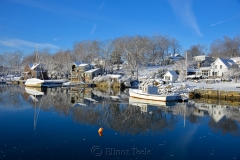 Harbor & Boats in February Snows