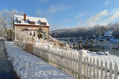 River Road in March Snows
