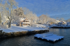 Dock in March Snows
