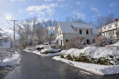 River Road in January Snows