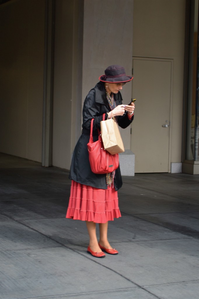 Woman Texting in San Francisco
