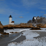 Annisquam Lighthouse in the Snow 1