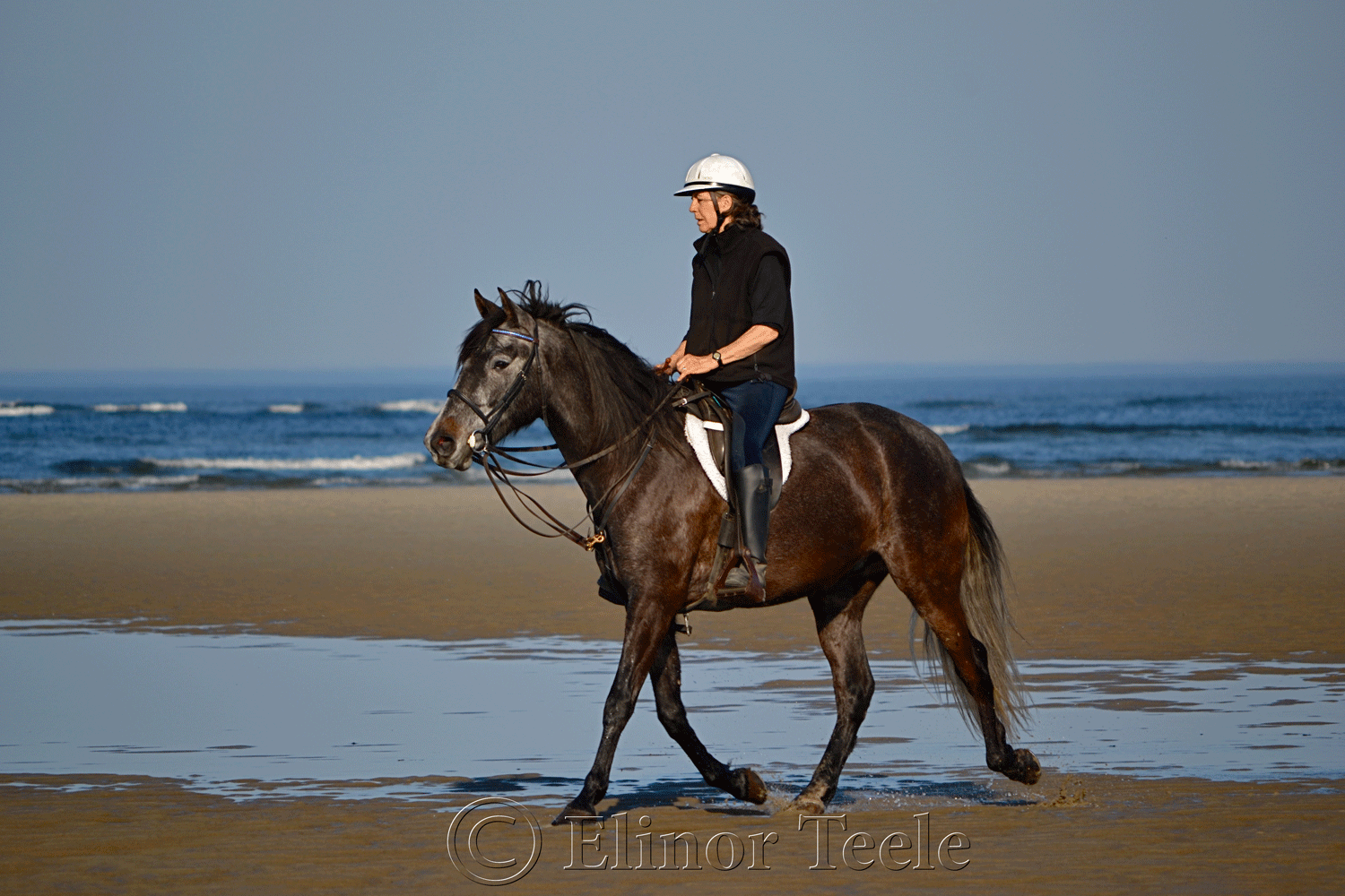 Horse and Rider, Crane's Beach, Ipswich MA