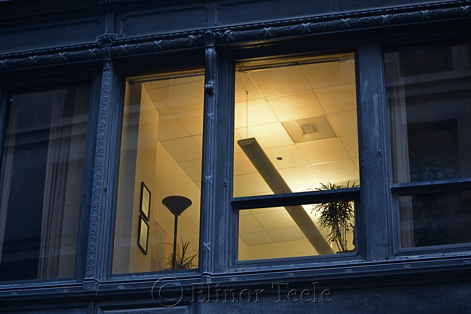 Boston Office at Night