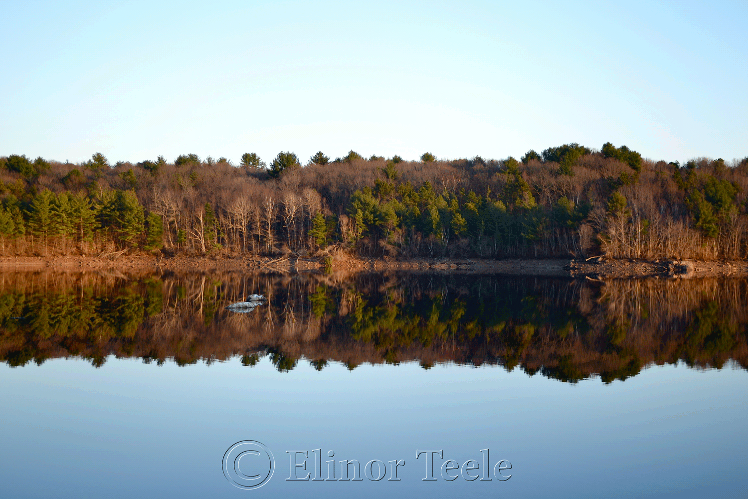Goose Cove Reservoir Reflections, Gloucester MA