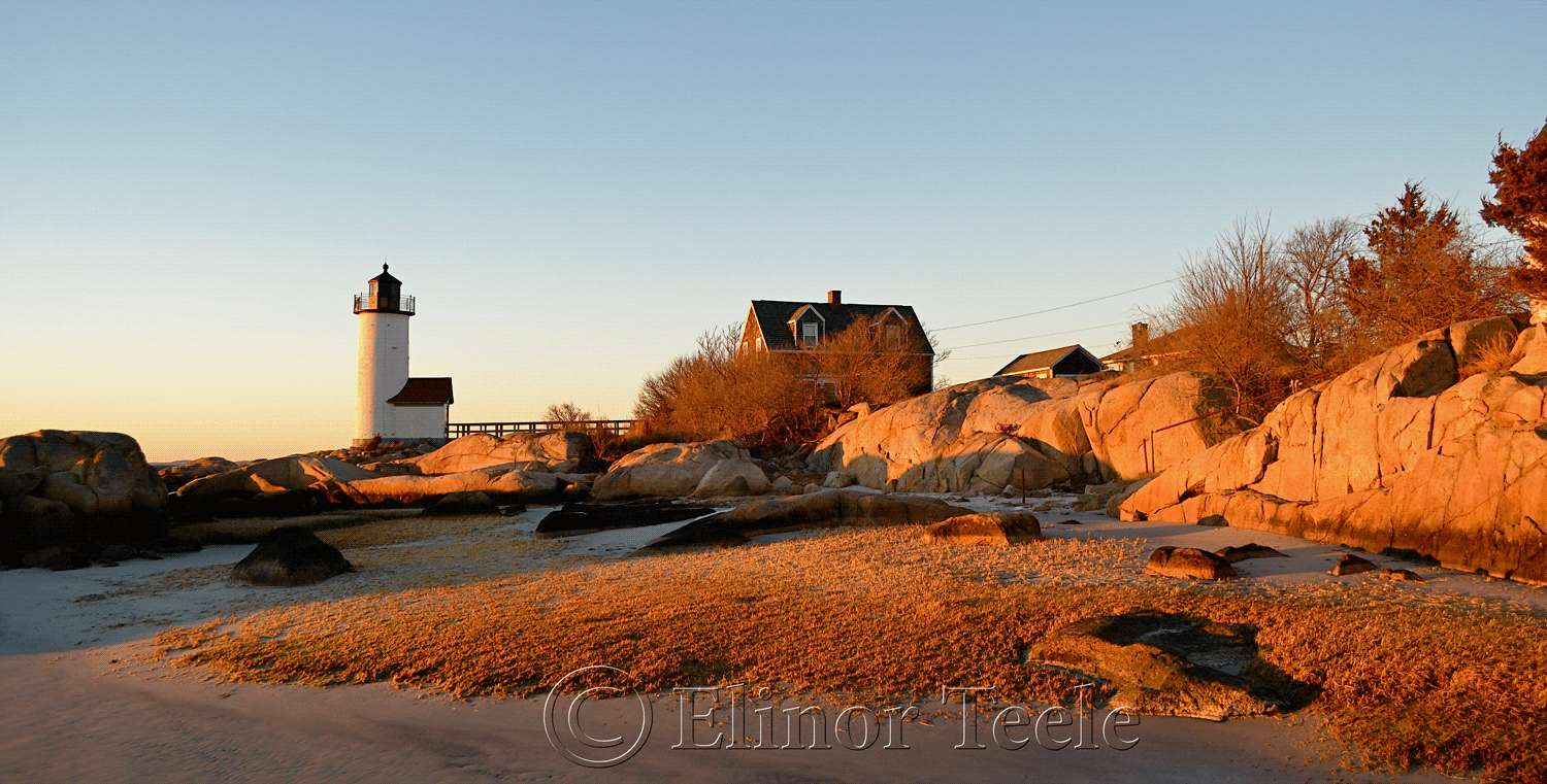 Annisquam Lighthouse in January