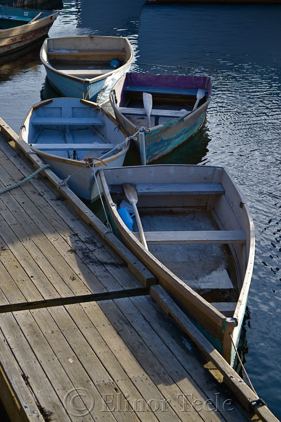 Boats in Pigeon Cove, Rockport MA