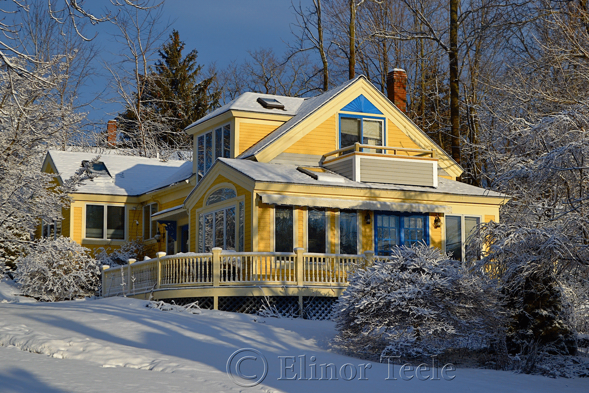 Annisquam House in Winter