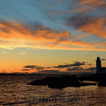 Annisquam Lighthouse Sunset in April
