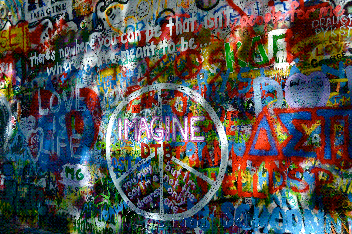 John Lennon Wall, Mala Strana, Prague