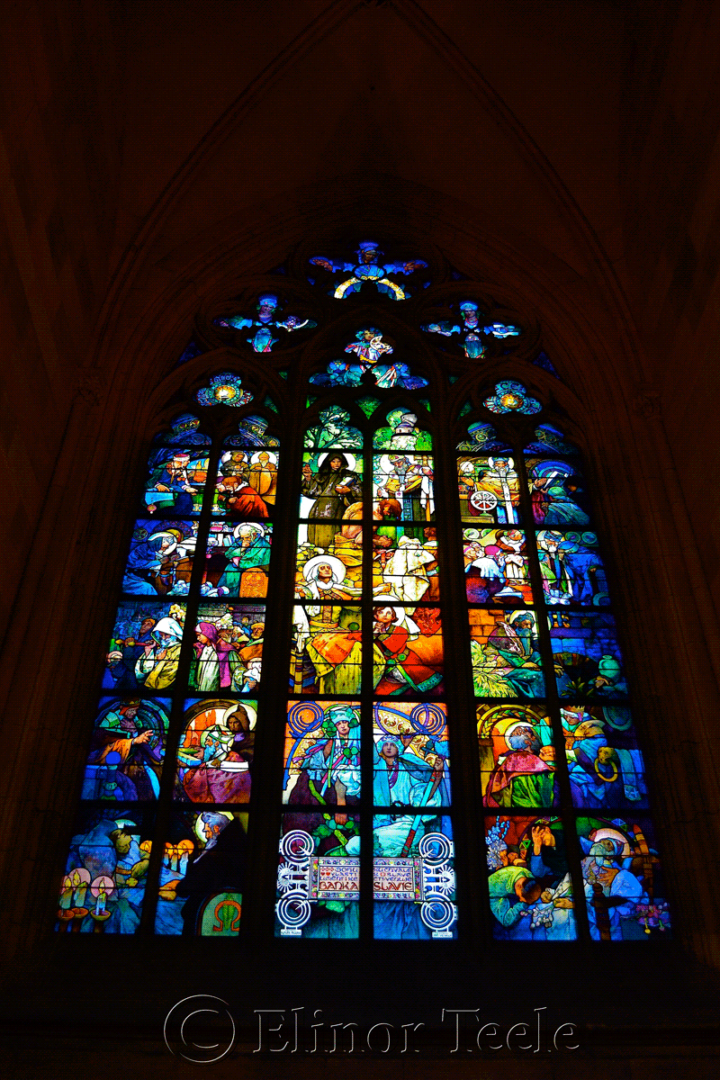 Mucha Window, St. Vitus Cathedral, Prague