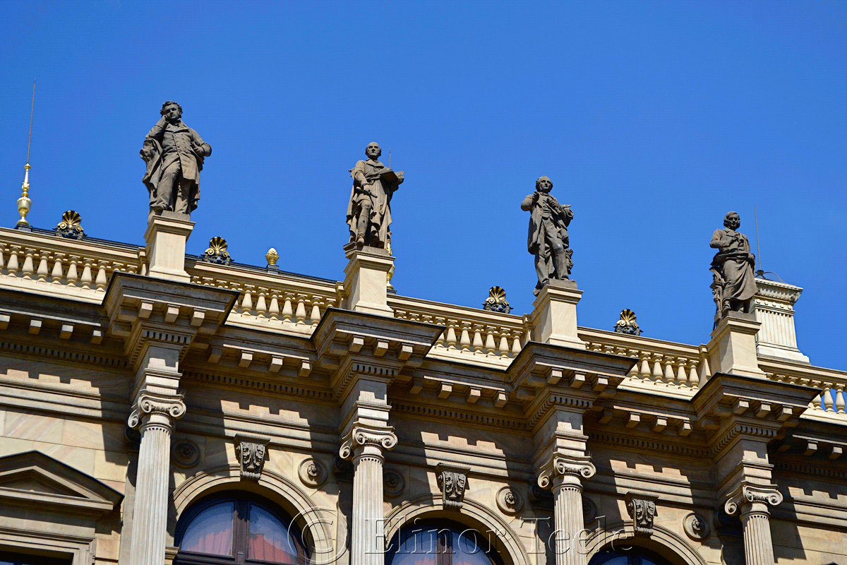 Roof of the Rudolfinum, Prague