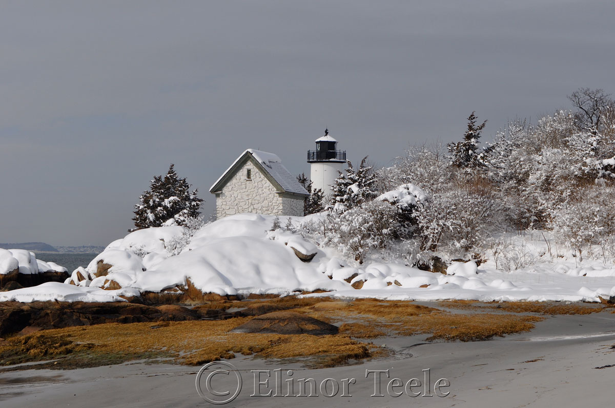 Annisquam Lighthouse in the Snow