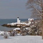 Annisquam Lighthouse in the Snow