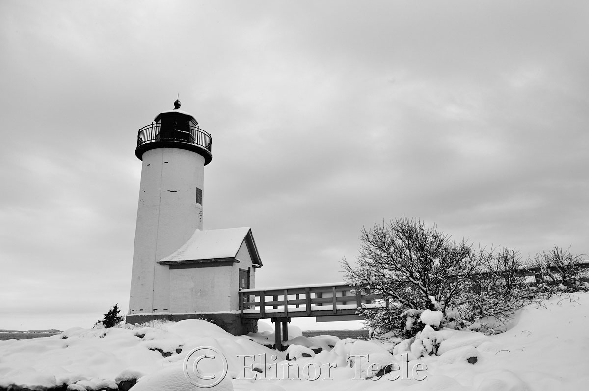 Annisquam Lighthouse in the Snow 5