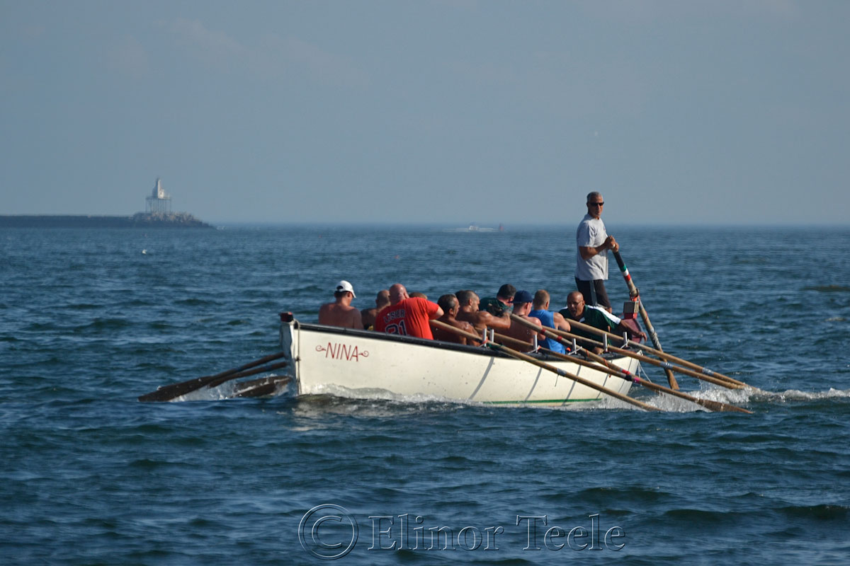Anthony Saputo's Crew Coming Home, Seine Boat Races, Fiesta, Gloucester MA
