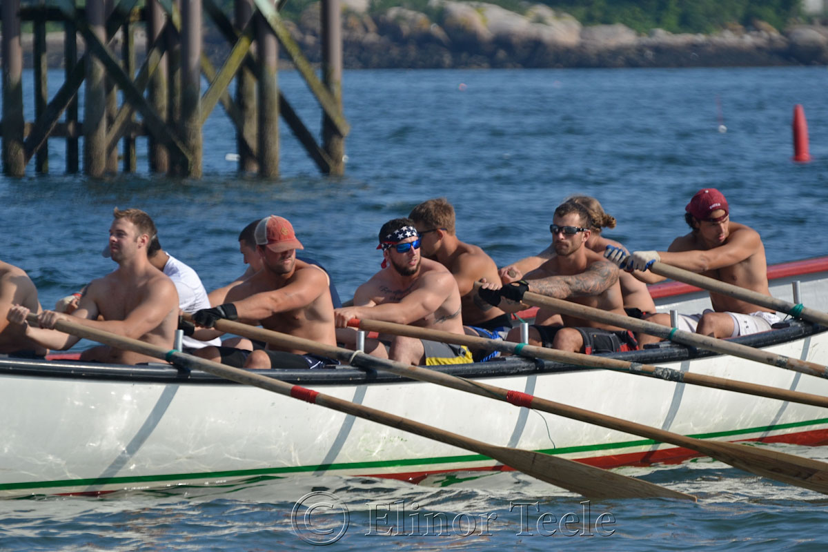 Paul Giacalone's Crew, Seine Boat Races, Fiesta, Gloucester MA 1