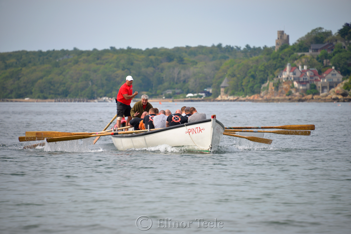 Coming Home, Coast Guard, Saturday Seine Boat Races, Fiesta 2015, Gloucester MA
