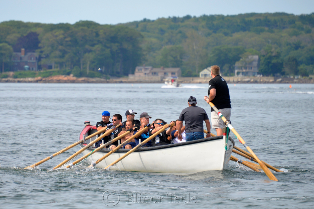 First Push, Police Department, Saturday Seine Boat Races, Fiesta 2015, Gloucester MA