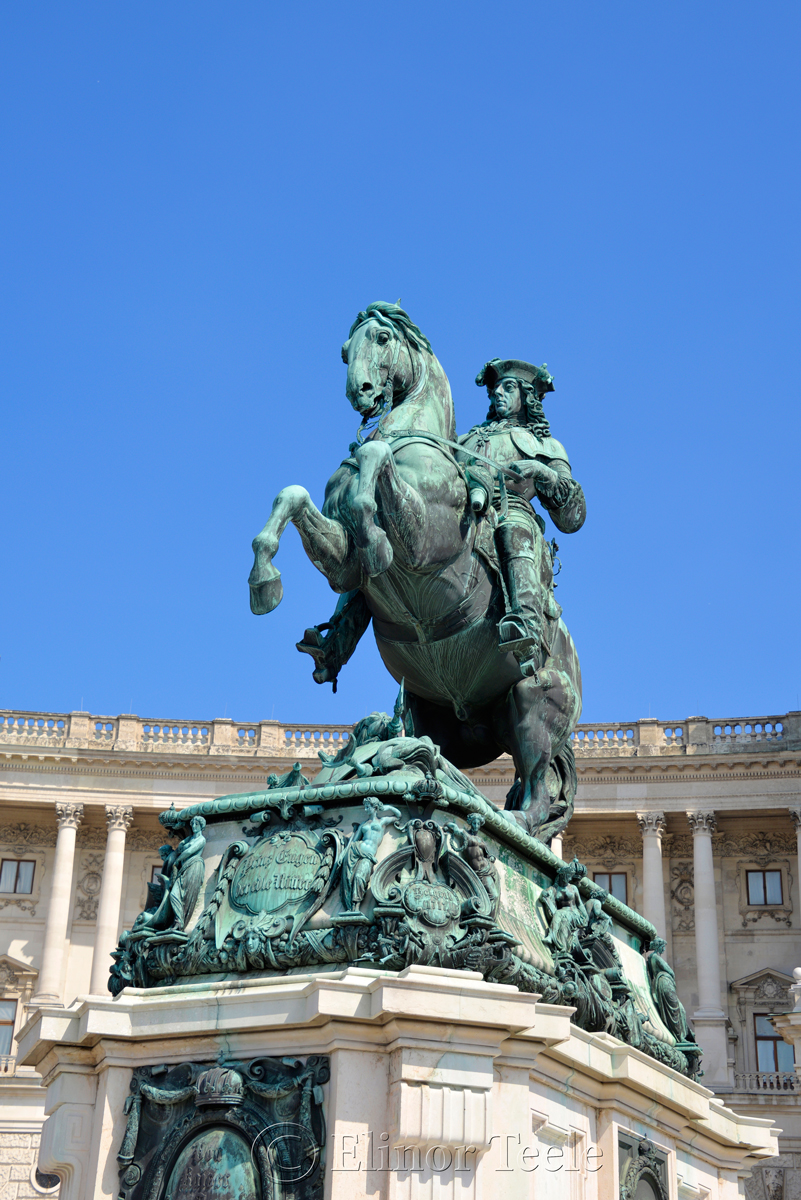 Prince Eugene Statue, Hofburg, Vienna, Austria 2