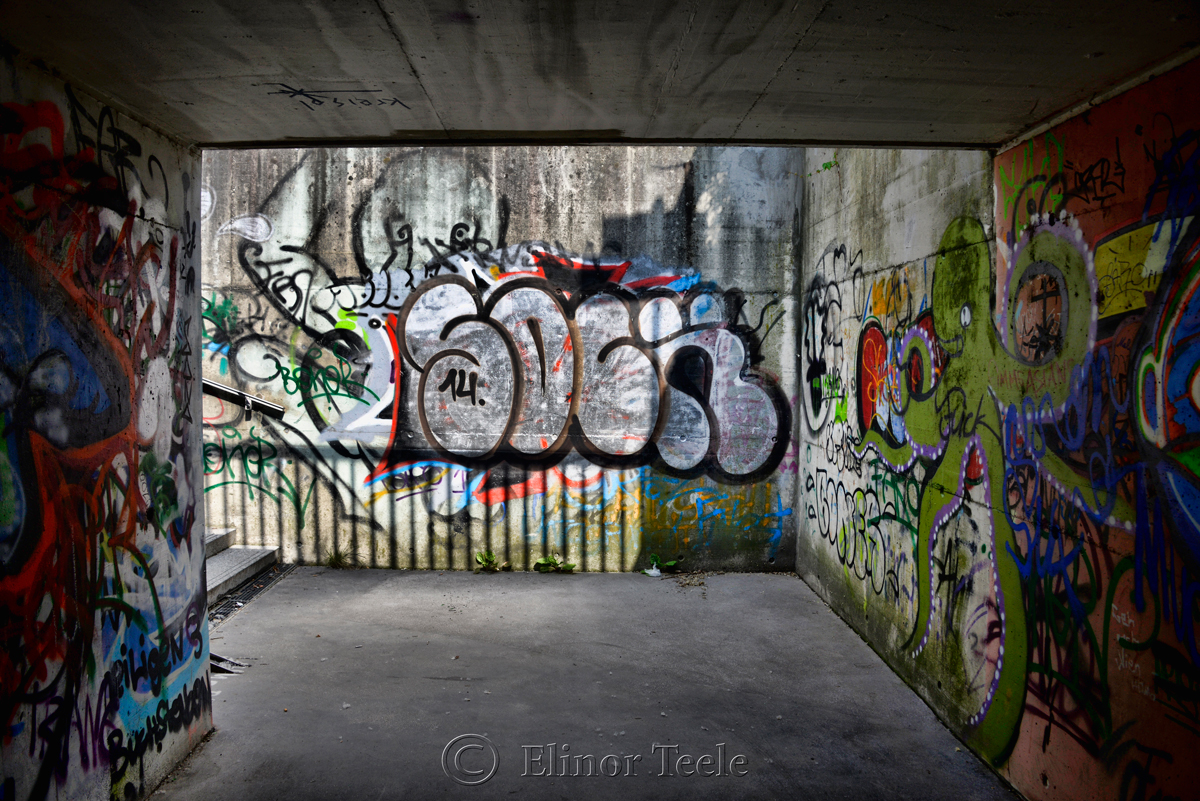 Underpass, Graffiti, Graz, Austria