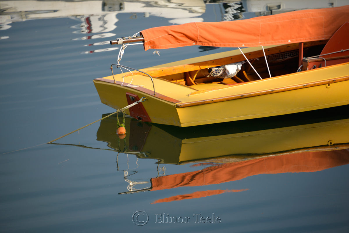 Yellow Sailboat, Annisquam MA