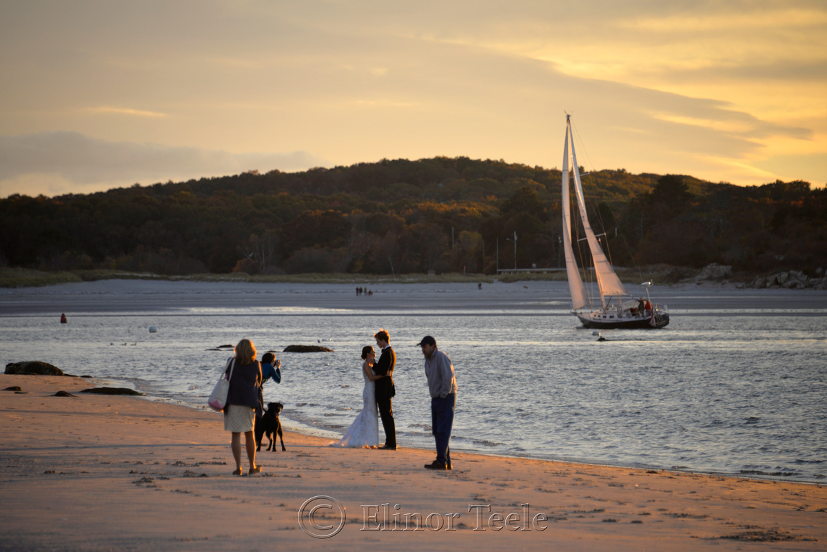 Wedding Party, Sailboat & Sunset