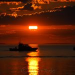 Coast Guard & Sunset, Ipswich Bay