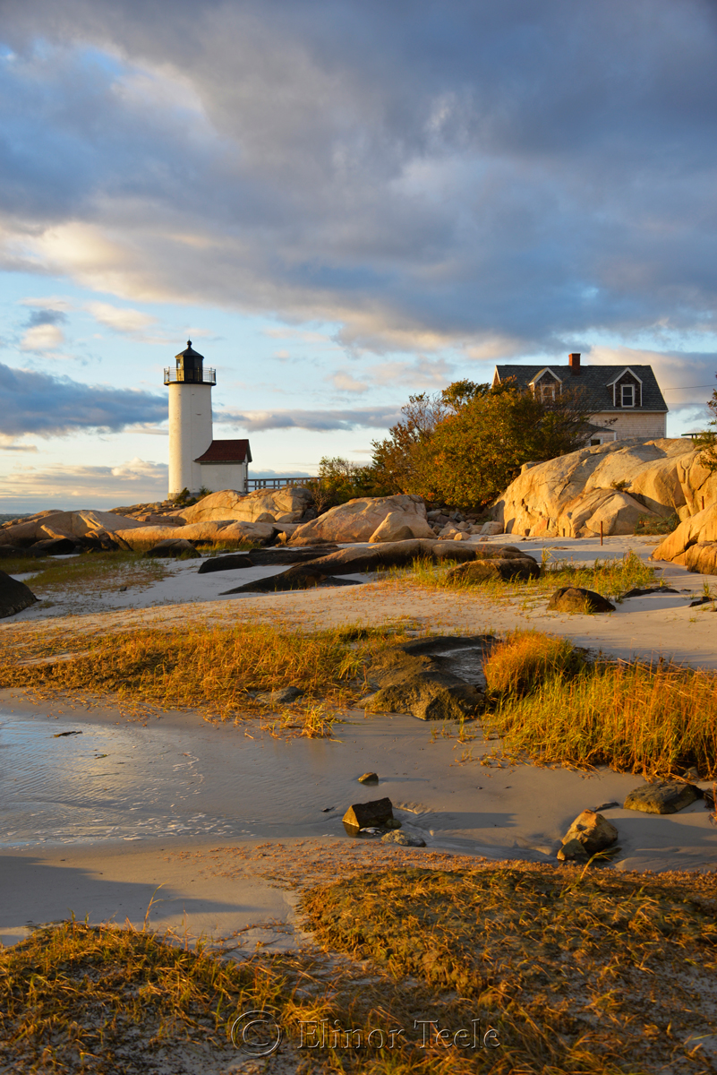 Lighthouse & Rocks in October 4