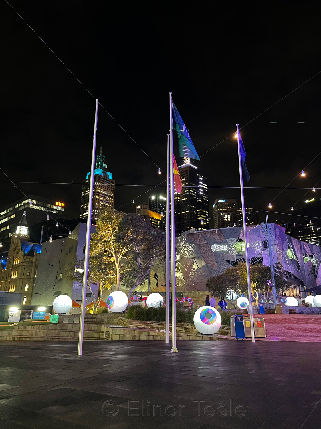 Federation Square at Night, Melbourne