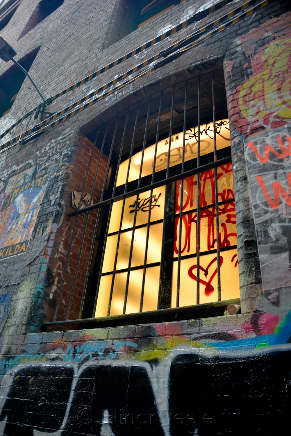 Street Art - Window - Hosier Lane, Melbourne