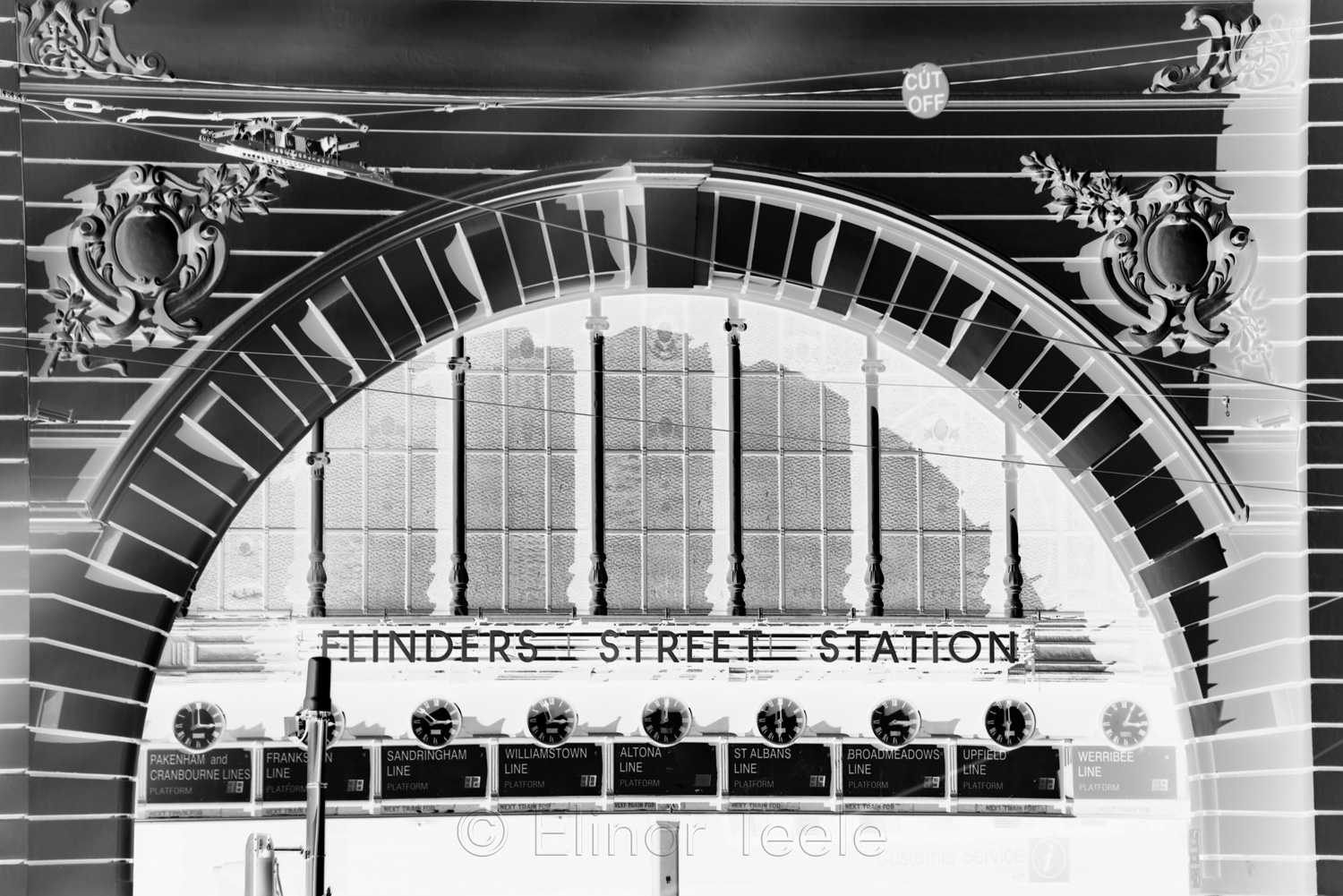 Abstract Melbourne - Flinders Street Station 1