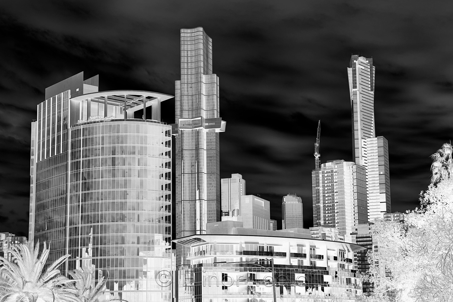 Abstract Melbourne - Skyline